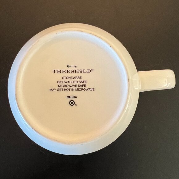 Threshold IT’S OFFICIAL. YOU’RE AWESOME Stoneware Mug ~ Navy Blue Interior - Picture 5 of 6